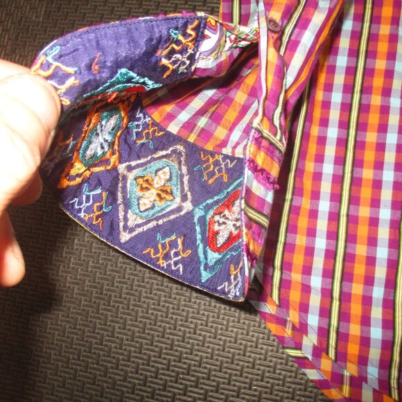 Robert Graham Button Down Shirt Men's Size M - Picture 4 of 6